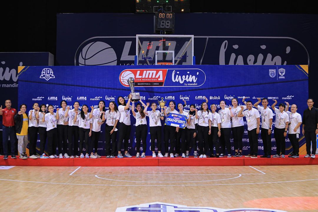 Keempat Kalinya!! Tim Basket Universitas Esa Unggul Juara Liga Mahasiswa 2022