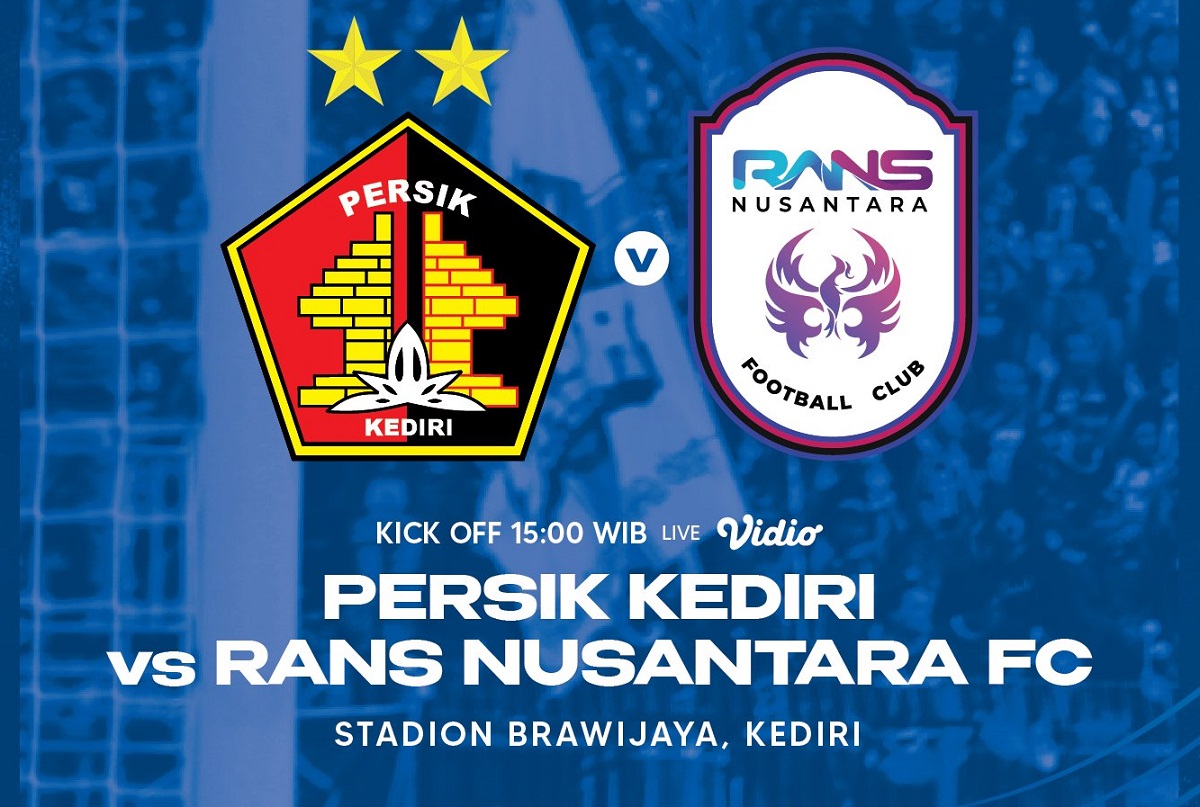 Link Live Streaming BRI Liga 1 2022/2023: Persik Kediri vs RANS Nusantara FC