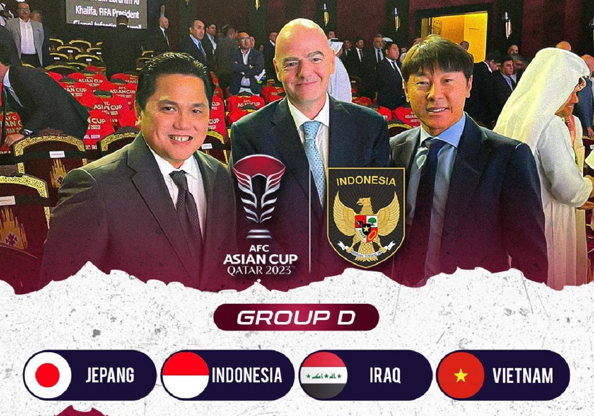 Piala Asia 2023: Timnas Segrup Sama Jepang, Irak, dan Vietnam, Erick Thohir: Semua Bisa Terjadi Dalam 90 Menit