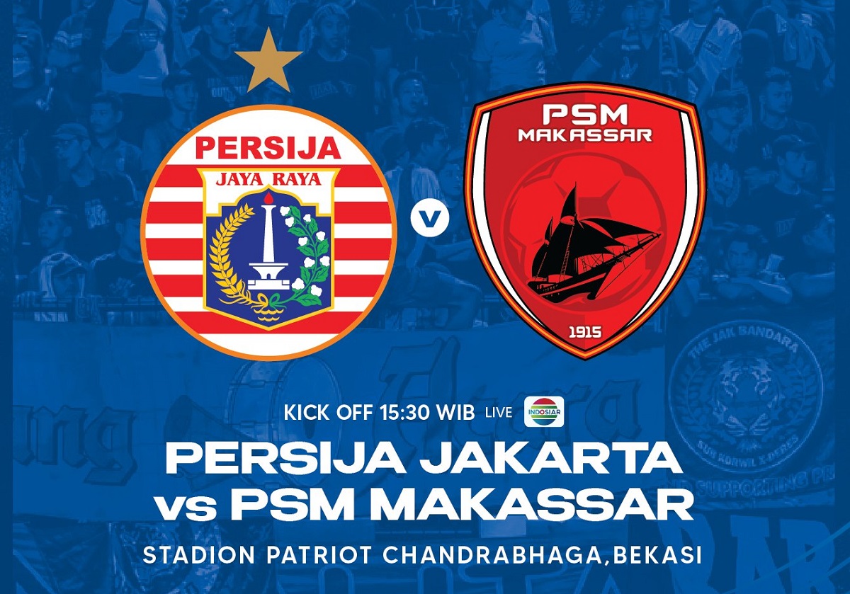 Link Live Streaming BRI Liga 1 2022/2023: Persija Jakarta vs PSM Makassar