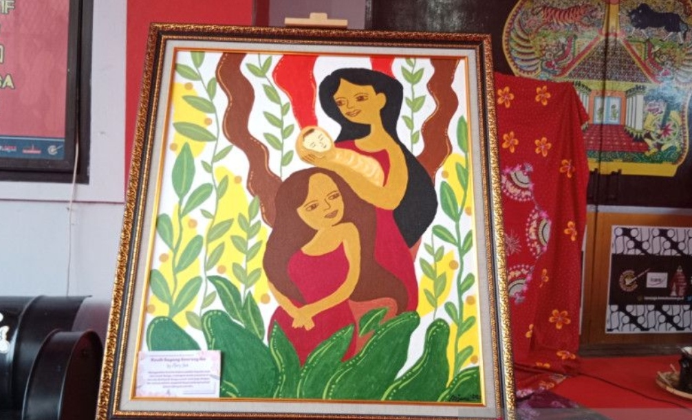 Lukisan dari Terpidana Mati Mary Jane Dipamerkan di Lapas Kelas II A Wirogunan Yogyakarta