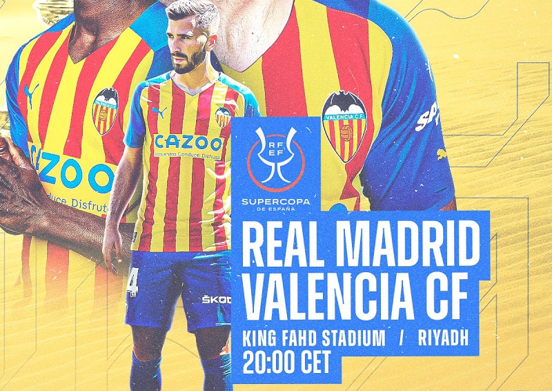 Link Live Streaming Supercopa de Espana 2023: Real Madrid vs Valencia
