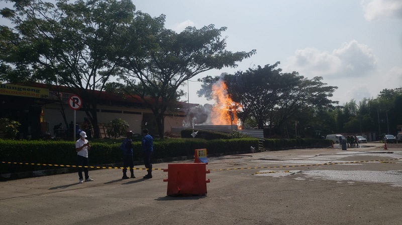 Penyebab Semburan Api di Rest Area KM 86 Tol Cipali Bukan dari Pipa Gas, Tapi...