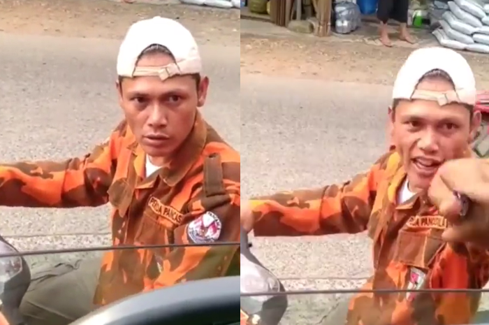 Viral Pria Berpakaian Ormas Orange Palak Sopir di Bogor, Polisi Kejar Pelaku! 