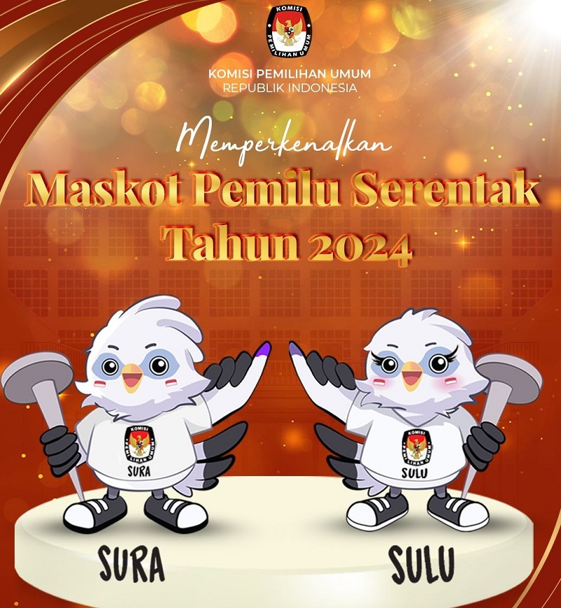  Ini Link Download Maskot Pemilu 2024, Begini Arti dan Bentuk Sura dan Sulu