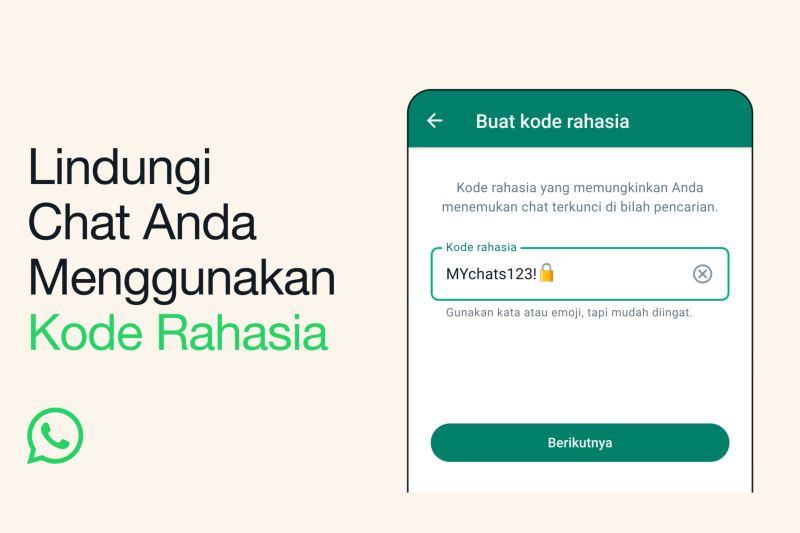 WhatsApp Kenalkan Fitur Kode Rahasia 'Chat Lock', Begini Cara Menggunakannya