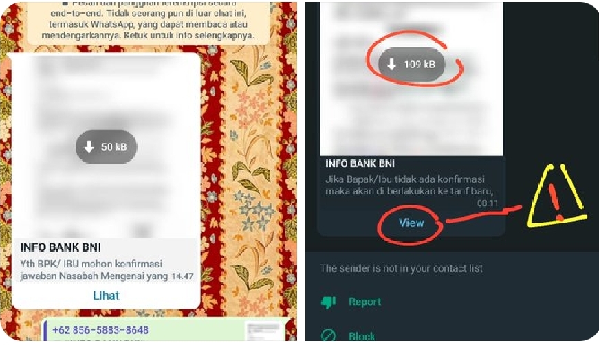 Penipuan Baru Lewat WhatsApp: Pelaku Kirim Foto Blur, Sekali Klik Saldo Rekening Bisa Ludes! 