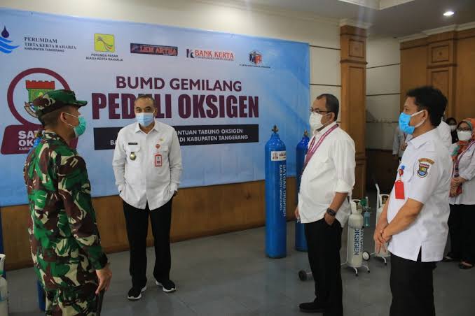 Covid-19 di Kabupaten Tangerang Mengganas! Stok Obat dan Tabung Oksigen Aman