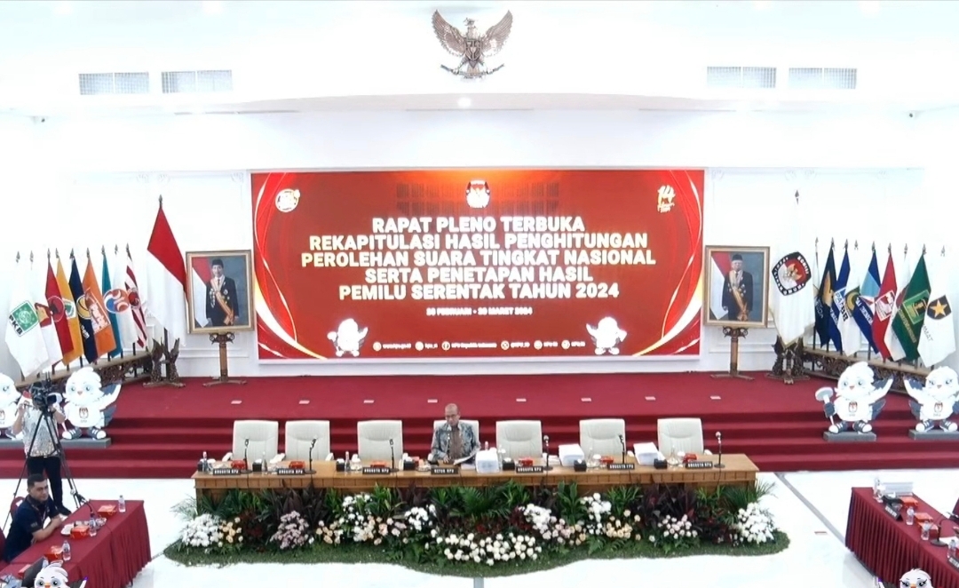 KPU Gelar Rapat Pleno Rekapitulasi Tingkat Nasional, DIY Yogyakarta Jadi Provinsi Pertama