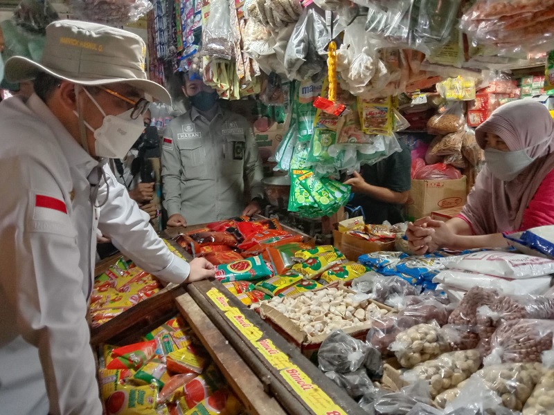 Sidak Pasar Serpong, Wamentan Harvick Ingin Pastikan Stok Bahan Pangan Aman Jelang Ramadhan