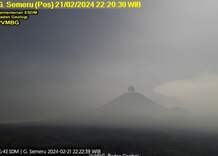 Erupsi 102 Detik di Gunung Semeru, Begini Penampakannya