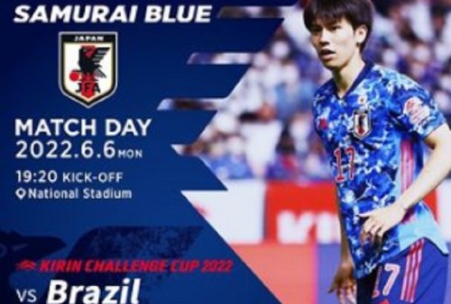 Link Live Streaming International Friendly Match: Jepang vs Brasil