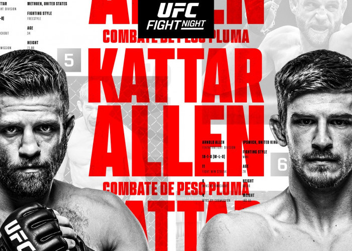 Hasil Lengkap UFC Vegas 63: Mengejutkan! Arnold Allen Menang TKO dari Calvin Kattar