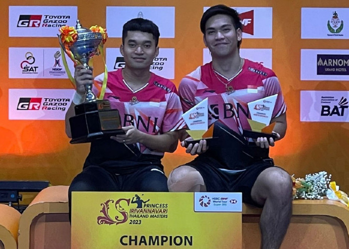 Bikin Kagum! Leo/Daniel Menahan Sakit Demi Trofi Juara Thailand Masters 2023