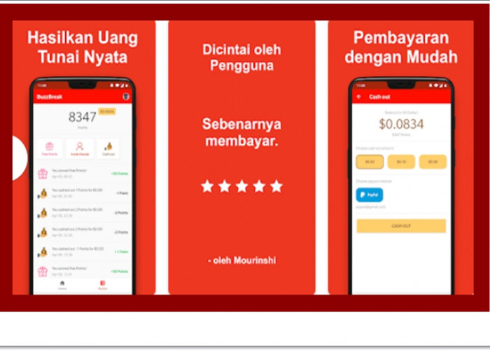 Link Aplikasi Penghasil Uang Tercepat, Dapat Saldo Dana Gratis Langsung Cair Rp 100 Ribu!