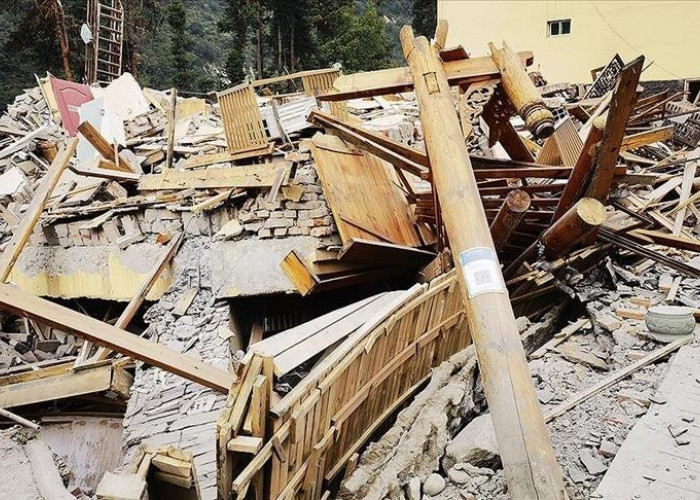 Gempa Bumi Tiongkok 6,2 Skala Richter, 127 Orang Tewas