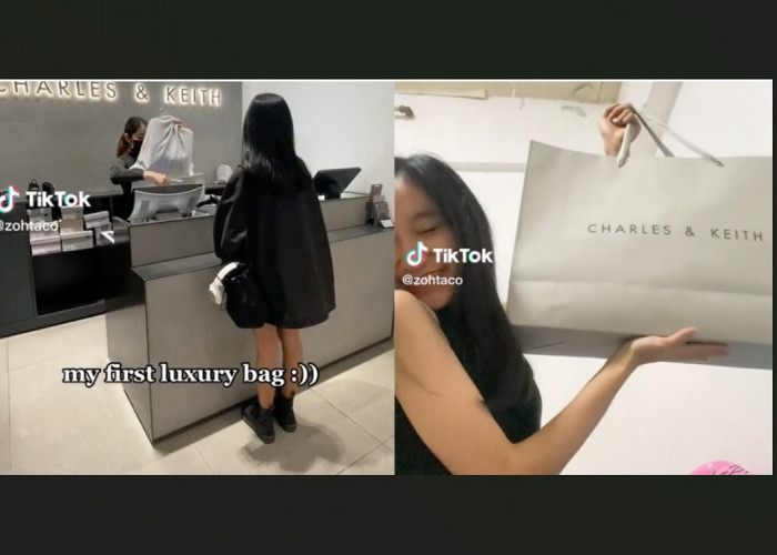 Unggah Video Tiktok Charles & Keith Luxury Bag, Zoe Cewek 17 Tahun Ini Dibully Netizen