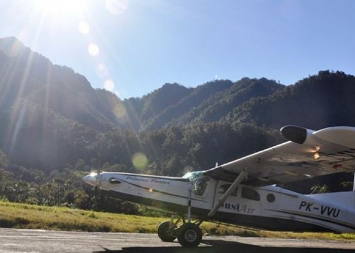 Pesawat Pilatus Porter Susi Air Terbakar Usai Mendarat di Papua