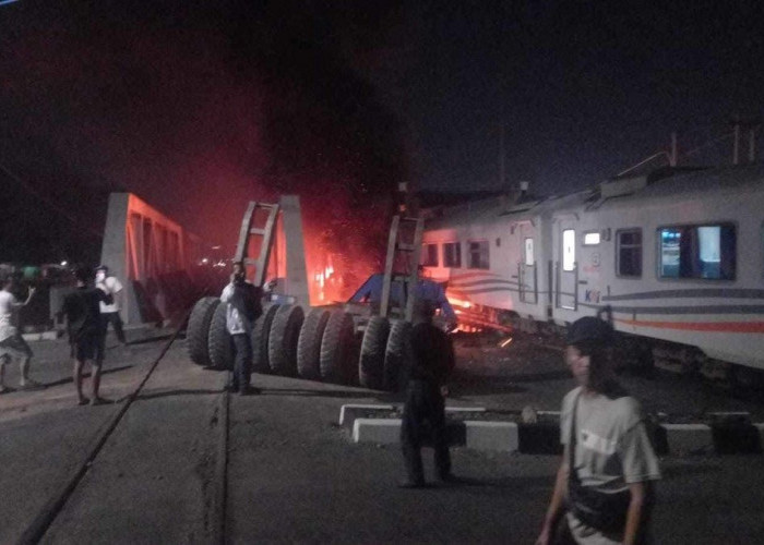 KNKT Selidiki Kecelakaan KA Brantas di Semarang, Polisi Periksa Masinis 