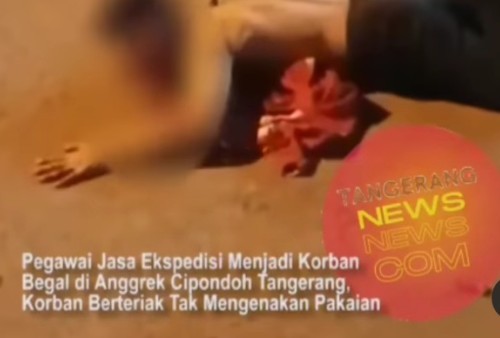 Viral Pria di Cipondoh Tangerang Menangis Histeris Usai Matanya Dicolok Pisau Begal, Berikut Faktanya 