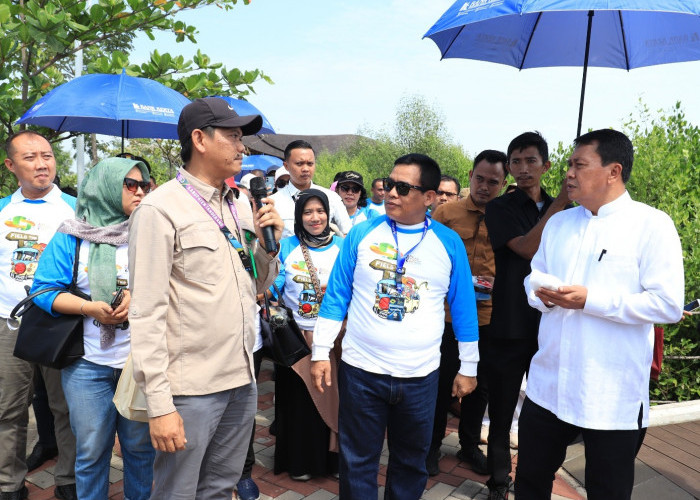 APKASI Dibuat Kagum Oleh Pesona Wisata Ketapang Mauk Kabupaten Tangerang