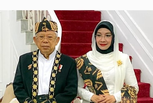 Wapres Ma'ruf Amin dan Istri Kenakan Baju Adat Banten, Ini Arti Filosofisnya... 