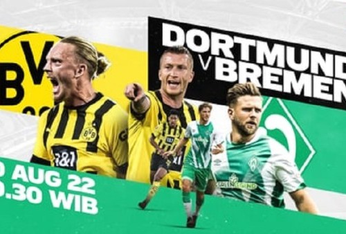 Link Live Streaming Bundesliga 2022/2023: Borussia Dortmund vs Werder Bremen