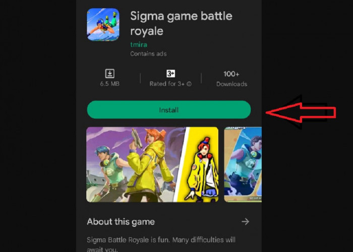 Resmi! Sigma Game Battle Royale Lite Available di Play Store, Link Download Klik di SINI, Ayo Mainkan!