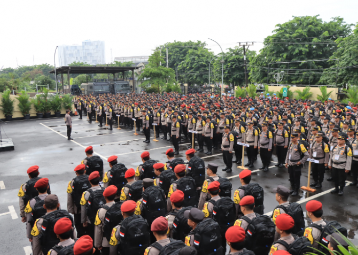 Amankan Pemilu 2024, 904 Personel Polrestabes Bandung Dikerahkan