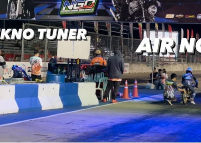 Drag Race Tekno Tuner vs Air Nonthaburi Thailand, Tekno Tuner Kalah Rp600 jutaan