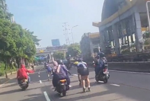 Komunitas Sepatu Roda yang Viral di Jalanan Berujung Dipanggil Polisi