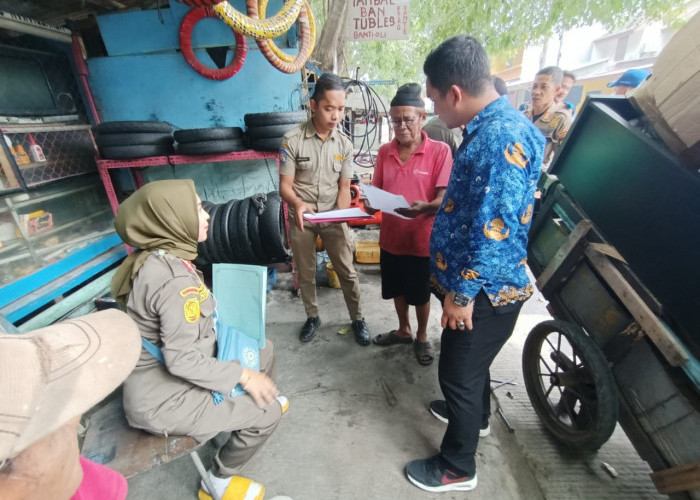 Lahan Bakal Dibangun Stadion Mini, PKL dan Pemilik Bangli di Kelapa Dua Tangerang di SP Satpol PP