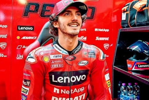  Ducati Sapu Bersih Slot Start Baris Terdepan, Bagnaia Pecahkan Rekor Lap Sirkuit Aragon