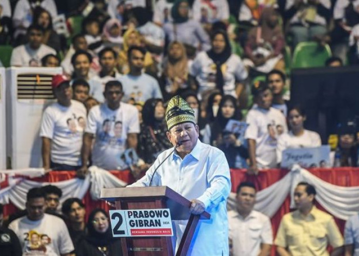 Prabowo Bahas Tanah yang Disinggung Anies saat Debat: Ngerti HGU Enggak?