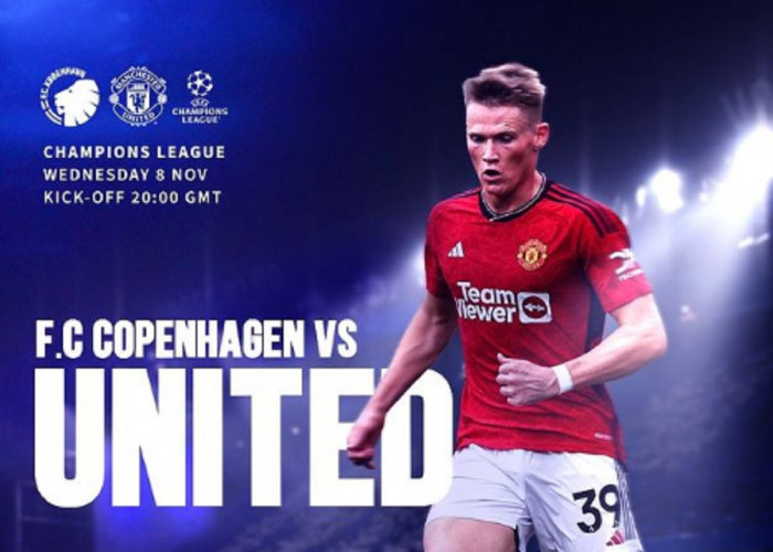 Link Live Streaming Liga Champions 2022/2023: Copenhagen vs Manchester United