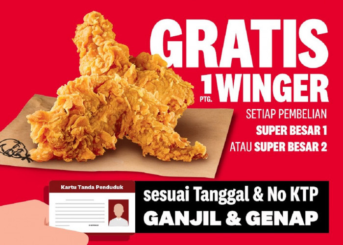 Promo KFC Februari-Maret 2023: Tunjukin KTP Dapat Gratis Ayam Goreng, Cek Persyaratannya di Sini