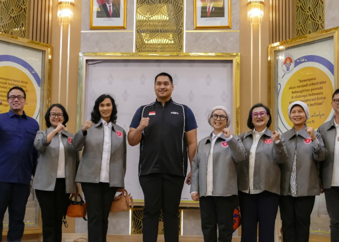 Terpilih Jadi Tuan Rumah World Championships, Pengurus Gymnastics Indonesia Laporkan Persiapan ke Menpora Dito