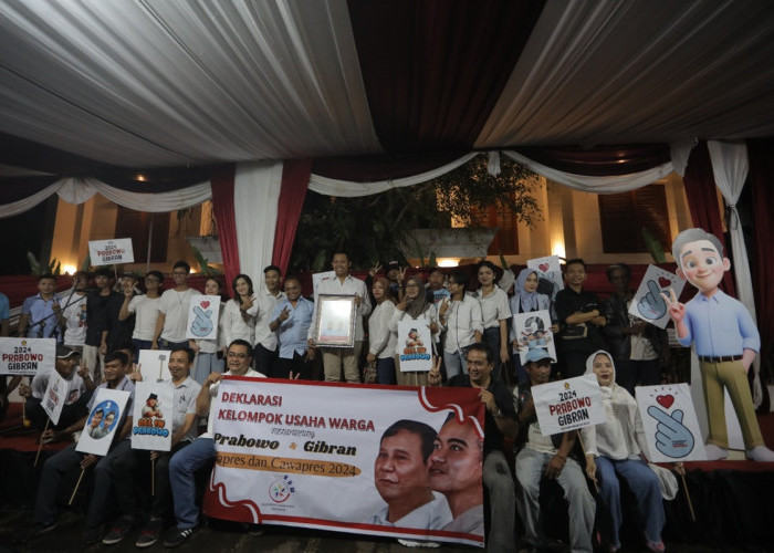 Ingin Keberlanjutan Program untuk UMKM, Kelompok Usaha Warga Deklarasi Dukung Prabowo-Gibran