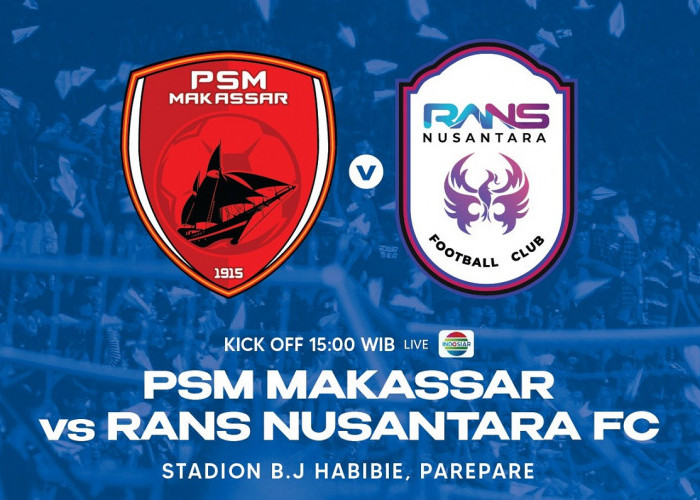 Link Live Streaming BRI Liga 1 2022/2023: PSM Makassar vs RANS Nusantara FC
