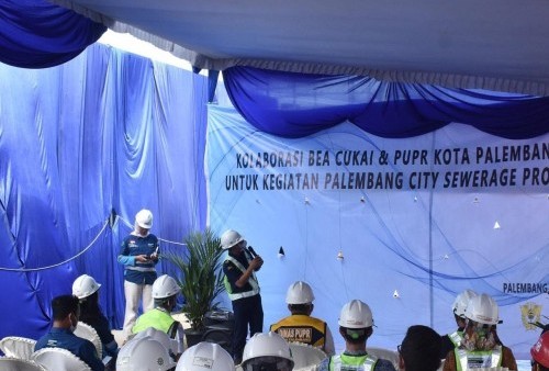 Dukung Pembangunan IPAL Kota Palembang, Bea Cukai Berikan Pembebasan Bea Masuk