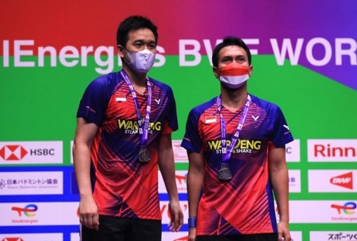 Raih Perak di Kejuaraan Dunia BWF 2022, Ahsan/Hendra: Kami Minta Maaf Belum Bisa Bawa Medali Emas