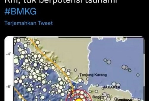 Efek Gempa Banten 14 Januari 2022 Dirasakan Berbeda di Tiap Daerah