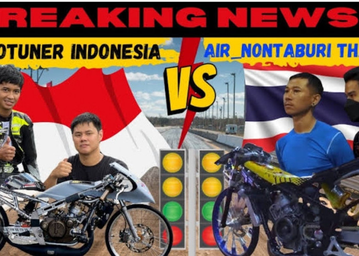 Ini Link Video Drag Race Tekno Tuner vs Air Nonthaburi Thailand, Cukup Menegangkan! 