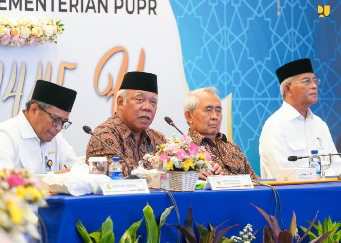 Halalbihalal Idul Fitri 1445 H, Menteri Basuki Ingatkan Insan PUPR Perbarui Niat Kerja untuk Ibadah