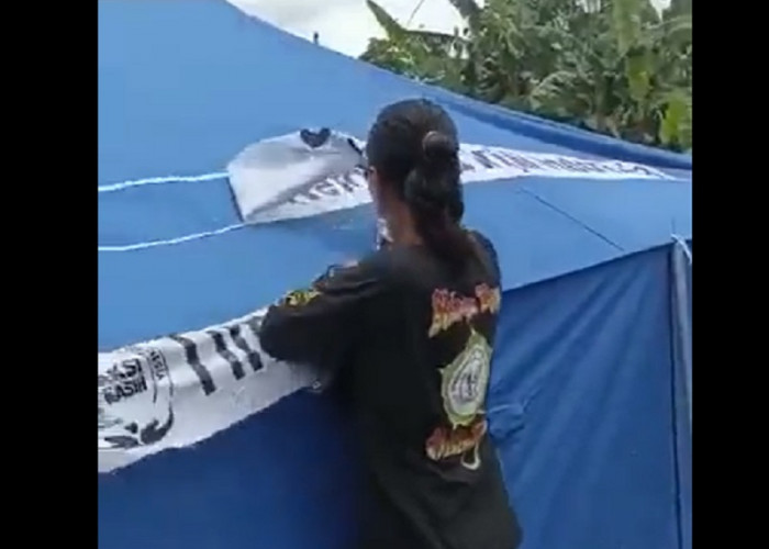 Viral Logo Gereja di Tenda Bantuan Gempa Cianjur Dicabut, Warga: Hancurkan