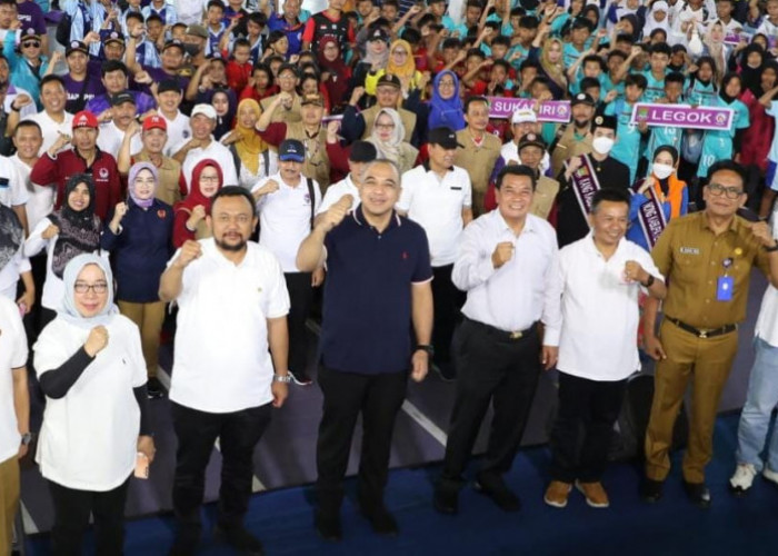 Ribuan Atlet Muda Kabupaten Tangerang Unjuk Gigi pada Ajang POR Pelajar