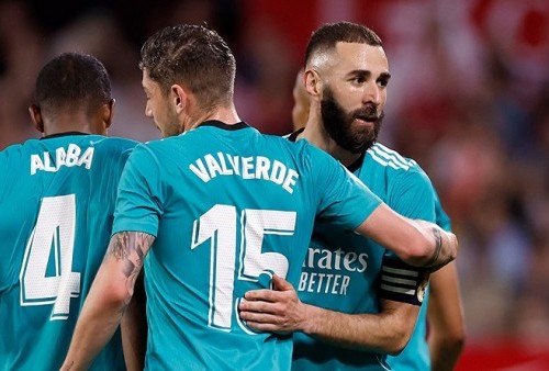 Hasil La Liga Sevilla 2-3 Real Madrid, Gol Benzema Selamatkan Los Blancos dari Kekalahan
