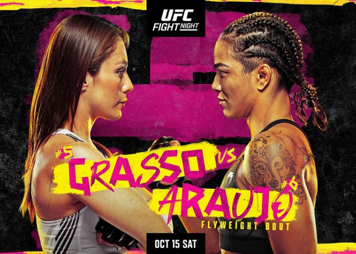 Link Live Streaming UFC Vegas 62: Grasso vs Araujo, Laga Panas 2 Petarung Wanita