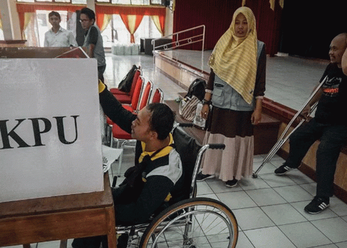 3.845 Pemilih Disabilitas di Kota Depok Bakal Mencoblos pada 14 Februari 2024