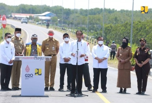 Jalan Lingkar Brebes-Tegal Diresmikan Jokowi, Jadi Jalur Alternatif Baru Untuk Mudik